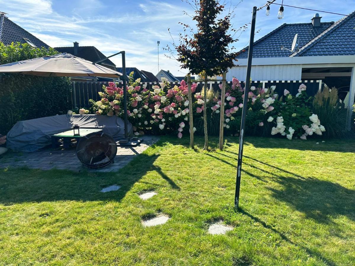 Idylisches Ferienhaus Edewecht Buitenkant foto