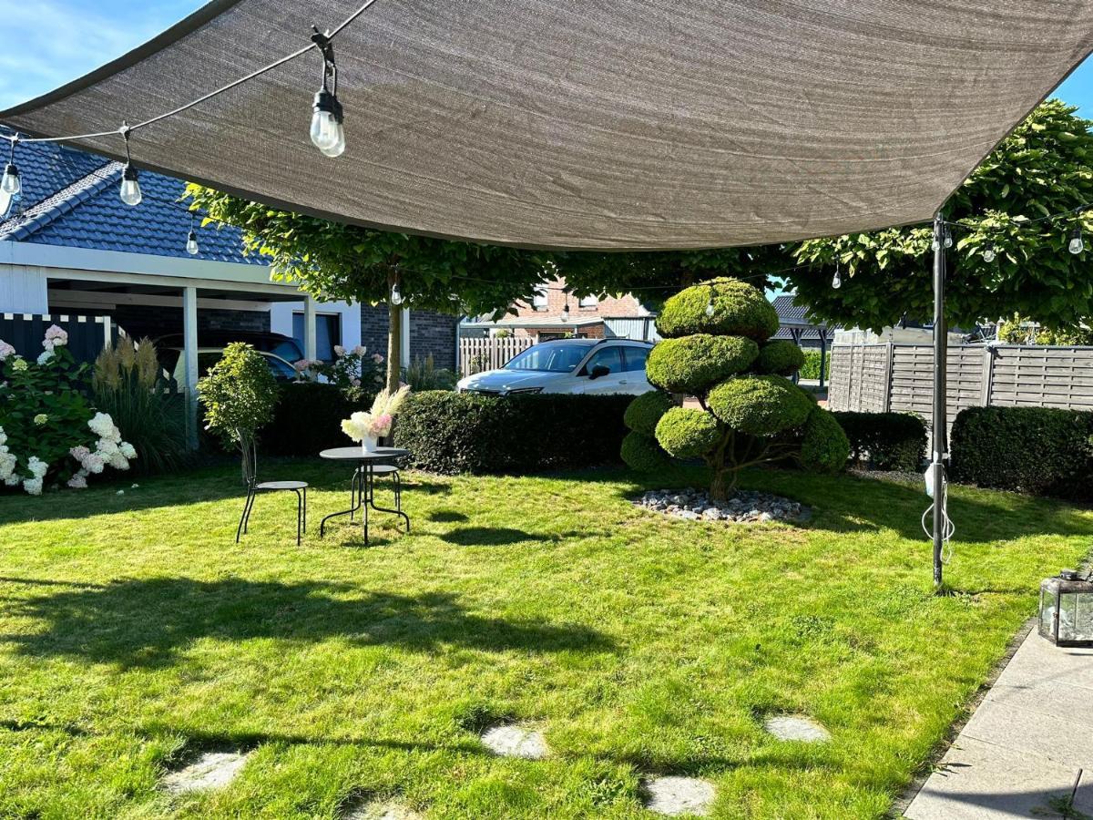 Idylisches Ferienhaus Edewecht Buitenkant foto