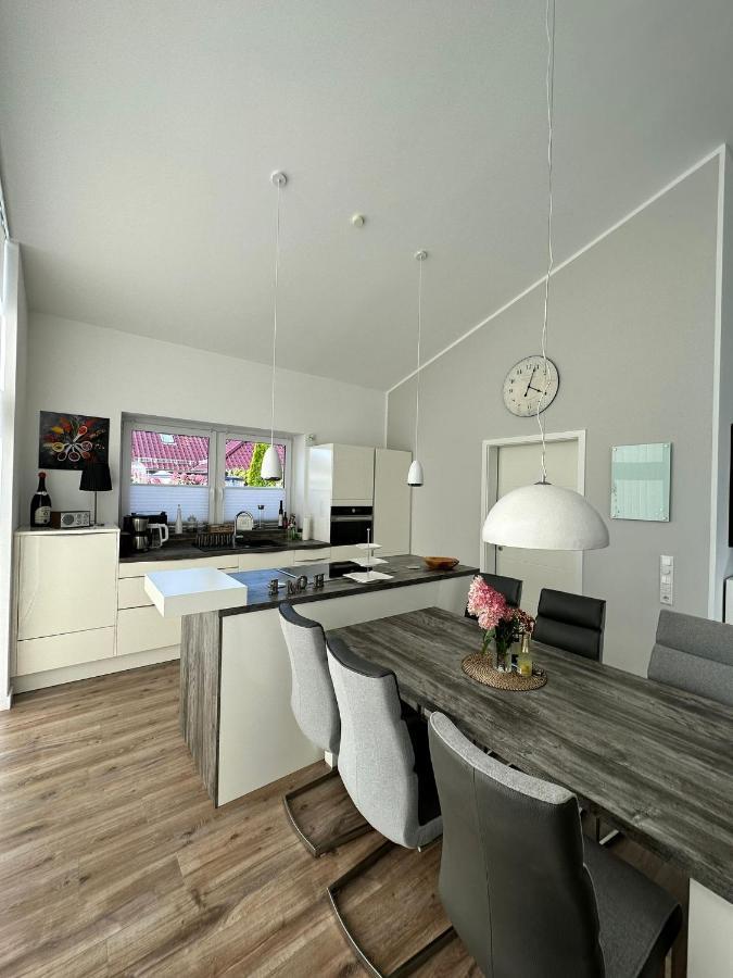 Idylisches Ferienhaus Edewecht Buitenkant foto