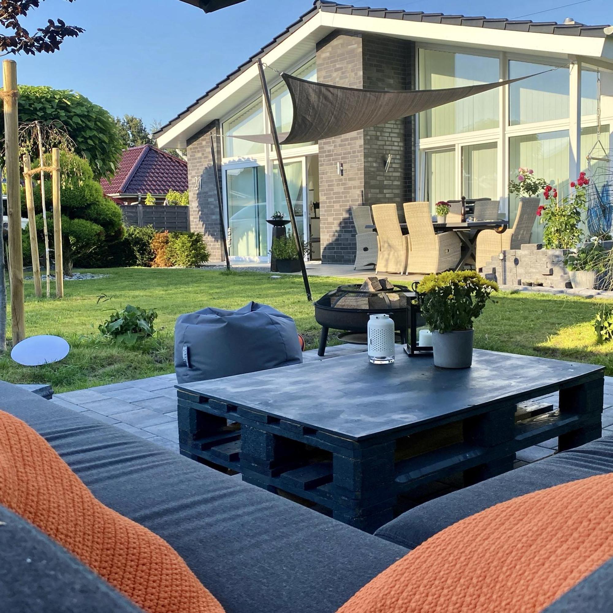 Idylisches Ferienhaus Edewecht Buitenkant foto