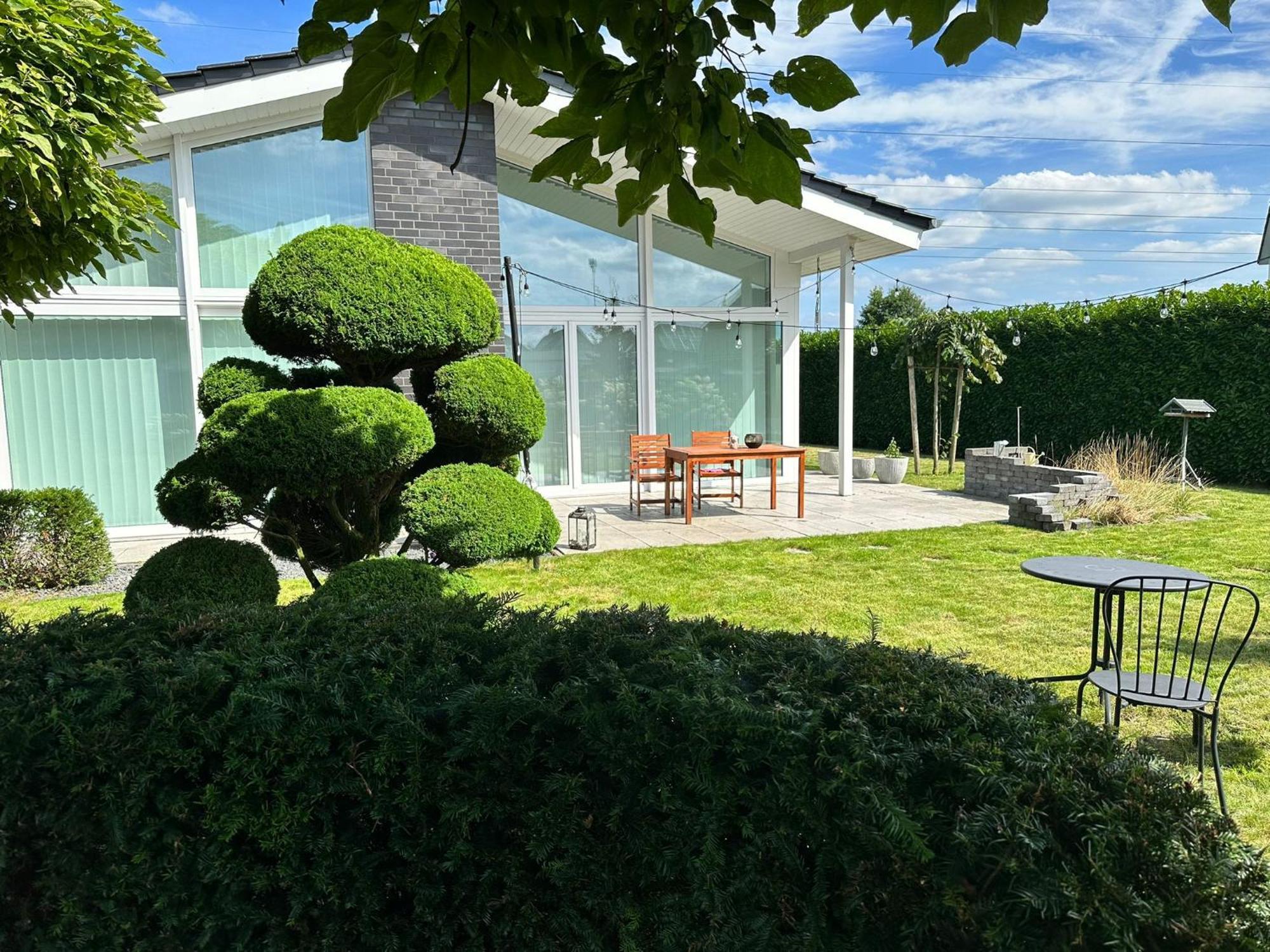 Idylisches Ferienhaus Edewecht Buitenkant foto