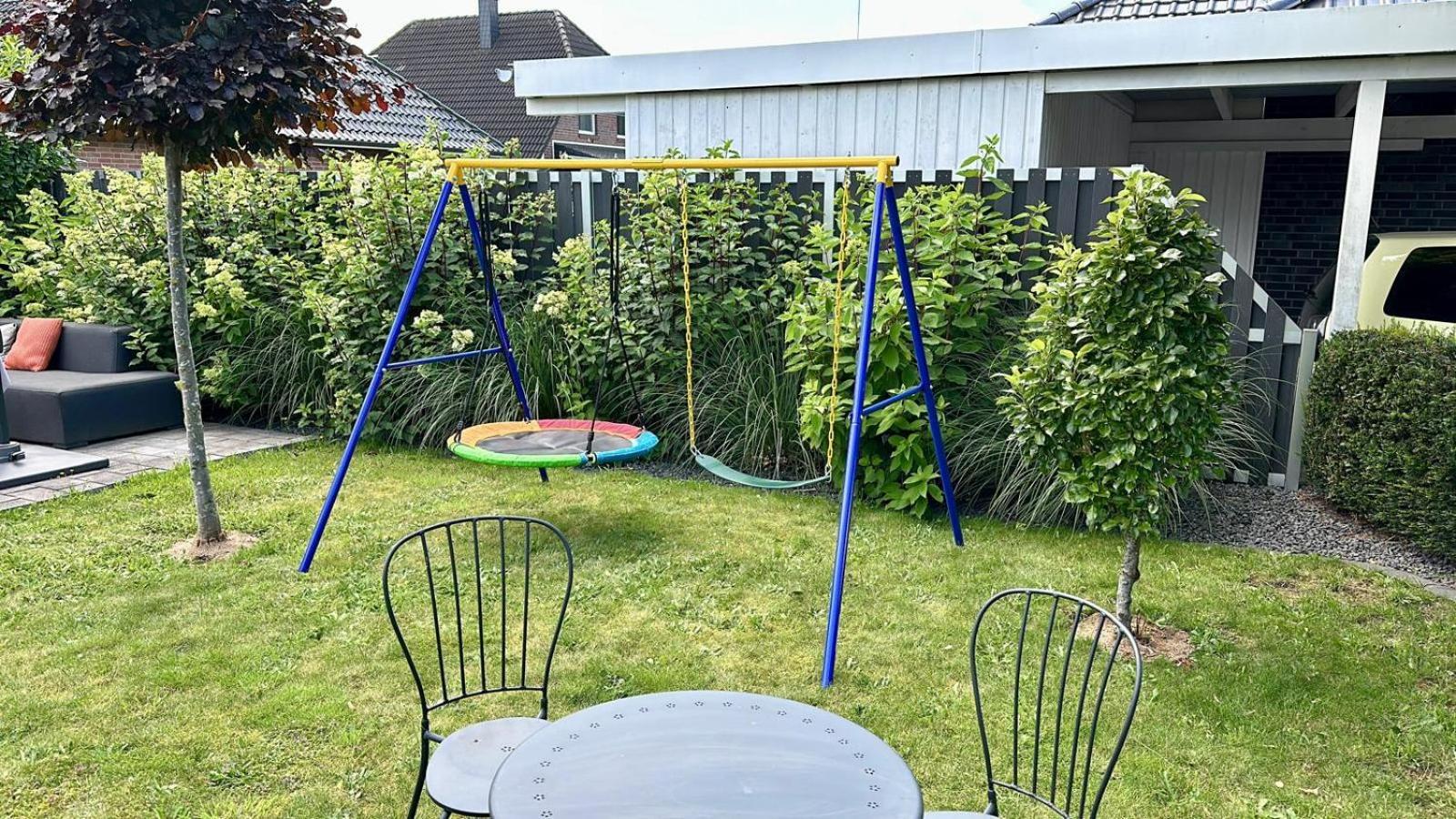 Idylisches Ferienhaus Edewecht Buitenkant foto